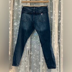 Guess Women's Skinny Jeans in Dark Blue Denim